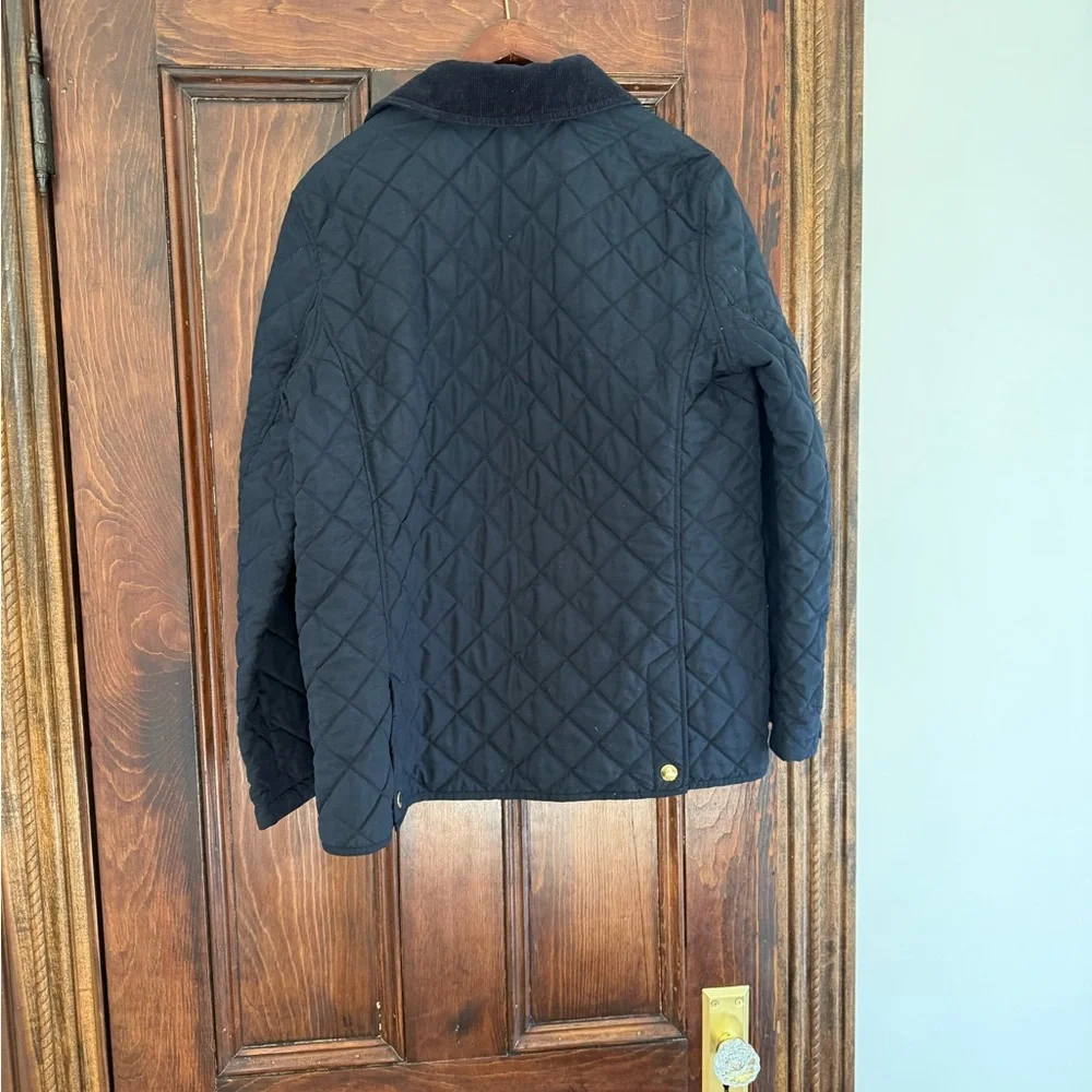 Chaps Dark Blue Quilted Jacket